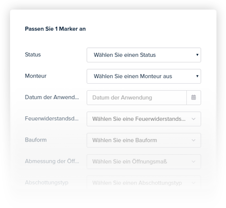 Stellen Sie alle Markierungen ein