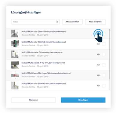 Ausgewählte Lösung anzeigen
